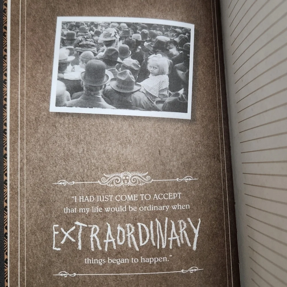 Miss Peregrine's Journal for‎ Peculiar Children NEW Journal 5.5x8.5in Hard Cover